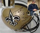 Drew Brees Autographed/Hand Signed New Orleans Saints Authentic Proline Helmet