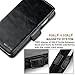 Iphone 6/ 6s Case, Wallet Leather Acluxs Case [ Genuine Leather of Cowhide ] (Life Time Warranty) for Apple Smartphone Phone 6 6s 4.7