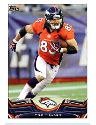 2013 Topps #340 Wes Welker / orange jersey - Denver Broncos (Football Cards)