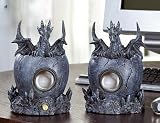 Black Dragon Computer Speakers Medieval Collectible
