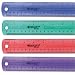 ACM12975 - Westcott 12 Transparent Jeweltone Plastic Ruler