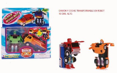Imagen 1 de Cosas Internacional Camion y Coche Transf.En Robot -Plastico