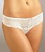 Betsey Johnson Women's Eyelet Lace Lo-Rise Wide Side Thong