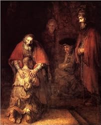 Prodigal Son - Art Print (Artist: Rembrandt) (Size: 22" x 28")