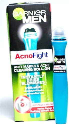 Ganier Men Acno Fight Roll On 15ml , instantly dries blemishes and reduce redness