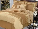7Pcs King Columbus Bedding Comforter Set Bed in a Bag