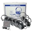 Listening Center with Carry Case Headphones: Eight, Individual Volume Controls: Included