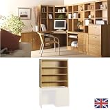 Home Office Furniture - Fully Assembled - Overshelf- Hutch - Warm Oak - Wood Effect...WE ALSO MAKE: computer workstation trolley bookcase shelf book shelves shelving accessories IDEAL FOR: setting up starting running small business