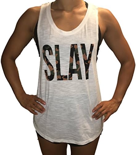 Women's Slay Logo Workout Tank Top (medium)