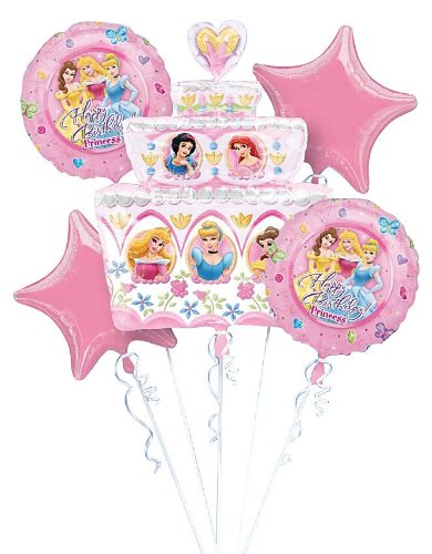 Disney Princess Birthday Balloon Bouquet