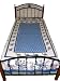 Royal Blue Floral Print Indian Bedding Linen Cotton Bedspread Twin Sofa Throw