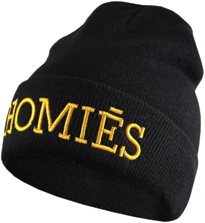 VITESE Homies Cuff Knit Beanie - Black OSFA