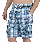 Mossimo® Plaid Volley Shorts - White
