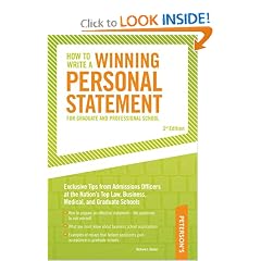 How to Write a Winning Pers Stmnt 3rd ed (How to Write a Winning Personal Statement for Graduate and Professional School)
