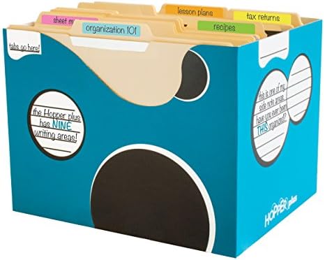 Boxa HOPPER PLUS Bigger Desk Organizer, Holds 840 Letter Size Folders, Set of 6 (6-HP10-0-BB-06)