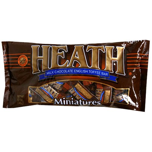 Heath Miniature Chocolates, 12-Ounce Bags (Pack of 6) by Caramels