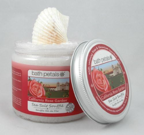 Bath Petals Sea Salt Souffle, California Rose Garden, 22 Ounce