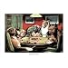 C.M. Coolidge Bold Bluff Dogs Playing Poker Art Print Poster - 13x19