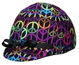 Equestrian Riding Helmet Cover - Peace
