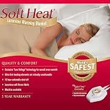 516yoAX8ywL. SL160  Twin Beige Soft Heat Luxurious Low Voltage Electric Heated Warming Blanket