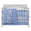 Sumersault Hip 2B Square Blue Bedding Collection