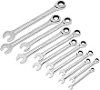 Titan 17355 12-Piece Ratcheting Metric Combination Wrench Set