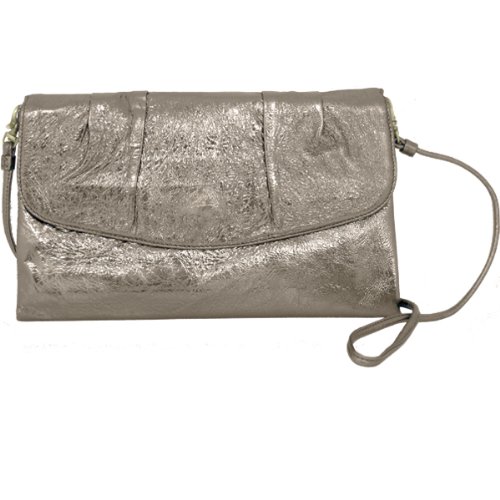 Franchi Brigitta Metallic Clutch (Bronze)