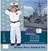 Search : Kids Small Navy Admiral Costume (4-6)