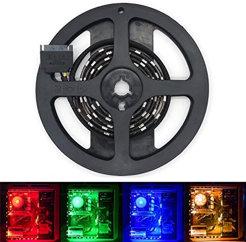 Staroad Computer 12v LED Lights Kit SATA Waterproof RGB 5050 SMD Strip Pixel Christmas Light