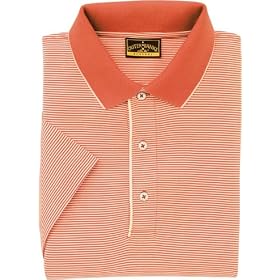 Outer Banks Men's Double Mercerized Pima Jersey Stripe Polo #7020