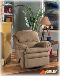 Durapella Mocha Swivel Rocker Recliner By Ashley Furniture