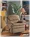 Durapella Mocha Swivel Rocker Recliner By Ashley Furniture