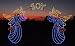 Lighted Holiday Display 657-LED Angel Arch - LED