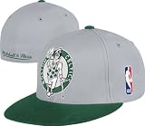 Boston Celtics Mitchell & Ness Cool Grey 2-Tone XL Fitted Hat
