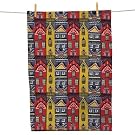 V&A 'Houses' Tea Towel||EVAEX||RHFPR