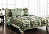 Review everydayhomeoutlet  / Modern Grid Aqua All Cotton Bed in a Bag