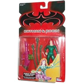 Batman and Robin 1997 Series 5-1/2 Inch Tall Action Figure - JUNGLE VENOM POISON IVY with Toxic Venom Spray Cannon and Entanglement Vines