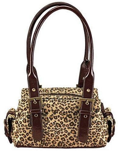 Henkeltasche Baguette Damen Tasche Leopard Handtasche