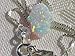 Petite White Opal Hamsa Necklace and 925 Silver Chain