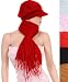 Womens / Teen Girls Polyester Knitted Scarf with Matching Hat Set in Solid Colors - N...