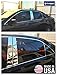 Made in USA! Compatible with 2007-2011 Toyota Camry 6 PC Stainless Steel Chrome Pillar Post Trim