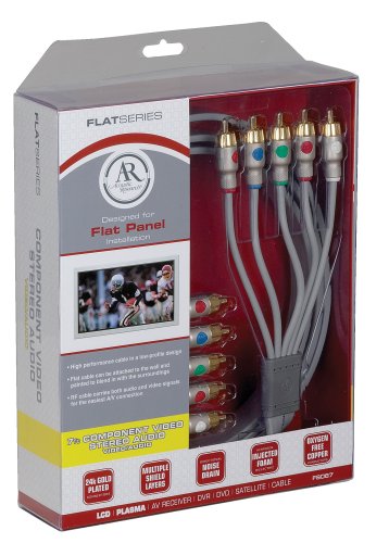 Acoustic Research FS067 Flat Series Component Digital Audio Video Cable