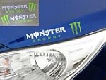 1 Paar Monster Energy Fenster Glas Au...