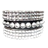 Super Cute Sparkling Crystal Cuff Bracelet, Get Bling!