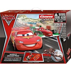  Carrera Go Disney Cars 2 - World Grand Prix Race Set