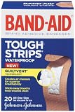 Band-Aid Brand Adhesive Bandages, Tough-Strips, Waterproof, 20-Count All-One-Size Bandages (Pack of 2)