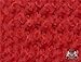 Minky Rosebud RED Fabric by The Yard
