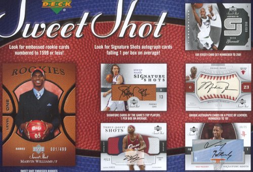 2005 06 Upper Deck Sweet Spot Basketball Unopened Hobby Box