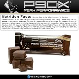 P90X Peak Performance Protein Bars: Chocolate Fudge Flavor, Pack of 12
