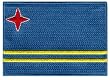 Aruba Flag Embroidered Patch Caribbean Iron-On National Emblem